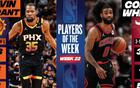 NBA周最佳公布：杜蘭特33次當選，懷特連任隊史第二人。
