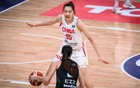 張子宇得分12分，中國(guó)女籃85-51勝新西蘭，A組第一晉級(jí)半決賽。