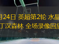 08月24日 英超第2輪 水晶宮vs諾丁漢森林 全場(chǎng)錄像回放