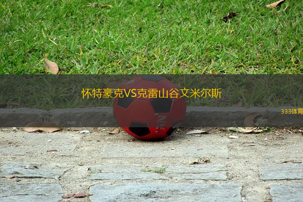 懷特豪克VS克雷山谷文米爾斯