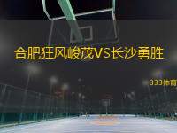 合肥狂風(fēng)峻茂VS長(zhǎng)沙勇勝